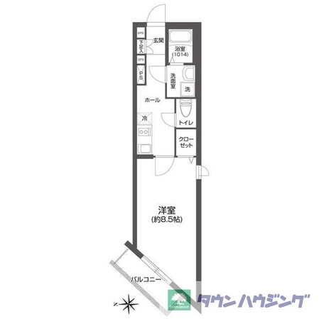コンポジット王子の物件間取画像